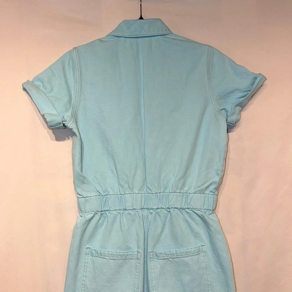 Show Me Your Mumu Cannon Romper Spring Blue Denim Size Small - Picture 10 of 13